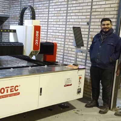 ثبت سفارش دستگاه برش لیزر فلز RT1530M توسط صنعتگر حرفهای