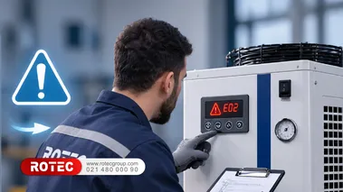 تعمیر چیلر دستگاه لیزر و بررسی آلارم و عملکرد مدار خنککاری