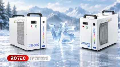 مقایسه چیلر S&A CW5000 و CW5200 برای دستگاه‌های لیزر