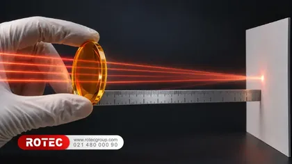 نحوه محاسبه اینچ لنز دستگاه لیزر با اندازه‌گیری فاصله کانونی