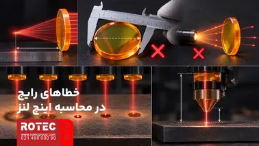 خطاهای رایج در محاسبه اینچ و اندازهگیری فاصله کانونی لنز دستگاه لیزر