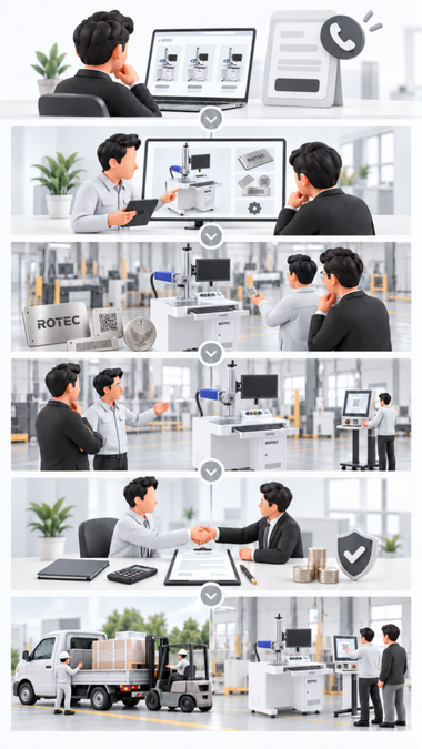 فرایند خرید دستگاه حکاکی لیزری فلزات